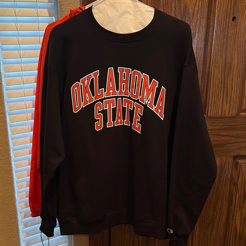Champion Black Oklahoma State Sweatshirt